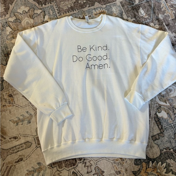 Jerzees Tops - Sweatshirt Be Kind Do Good Amen